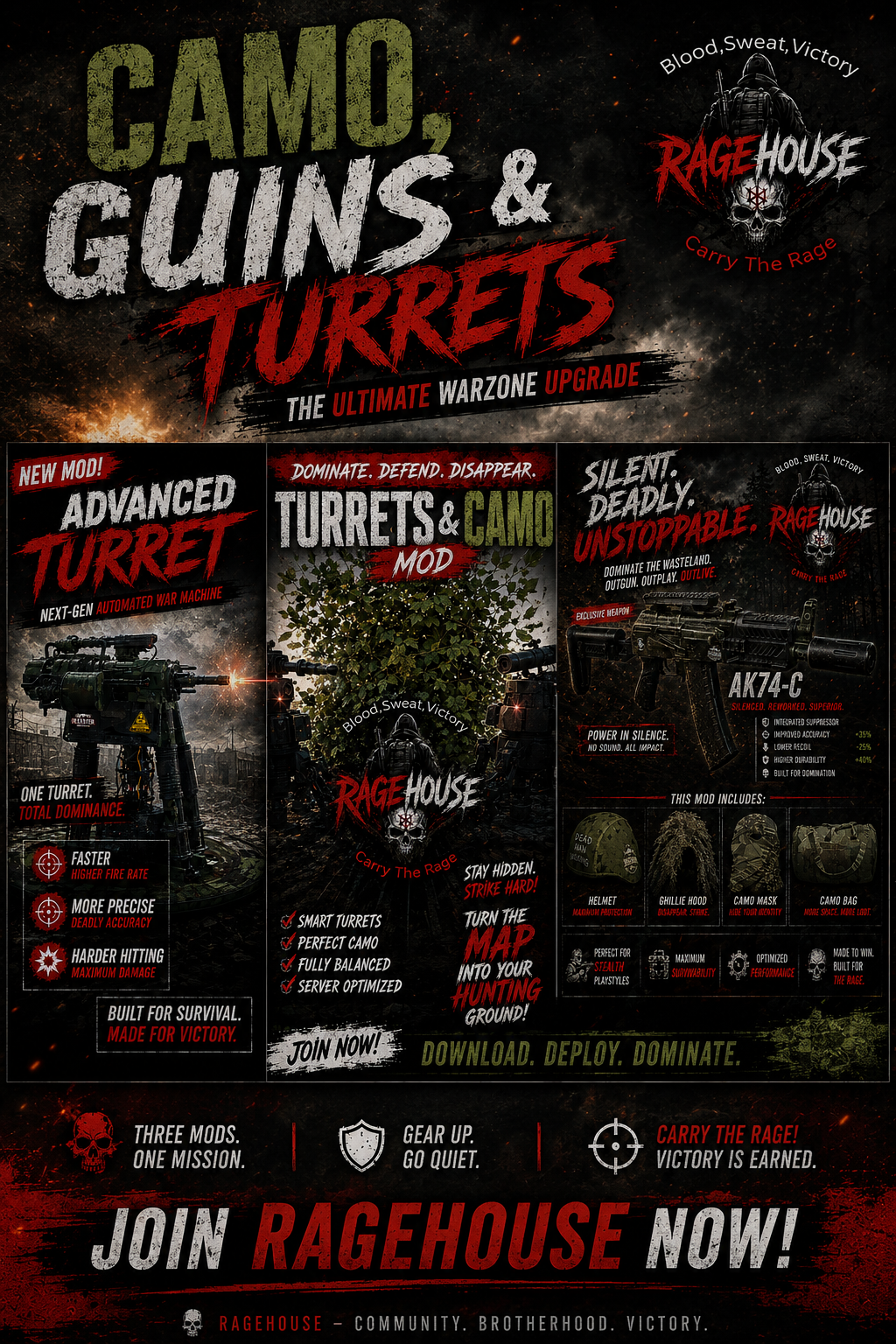 Turrets & Camo